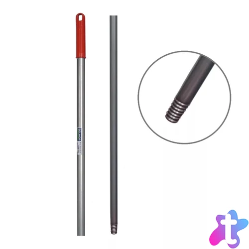 Felmosónyél mop fém 22x130 cm menetes_KP23550-131-R_piros