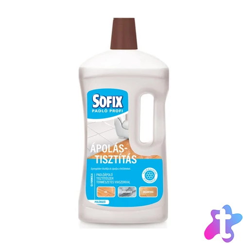 Padlóápoló 1 liter Természetes viasszal Sofix