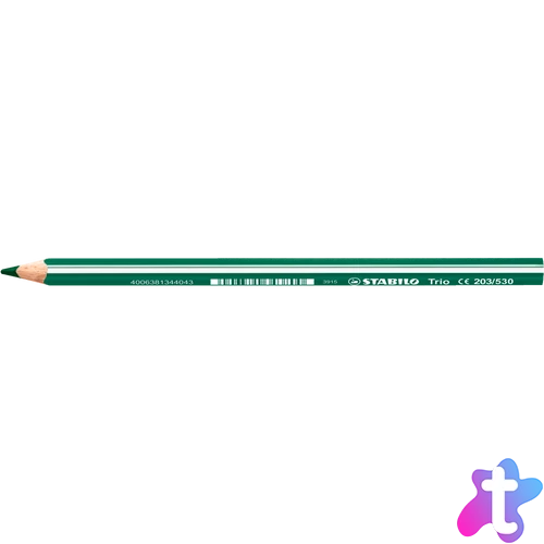 Színes ceruza vastag háromszögletű STABILO TRIO 203/530 zöld
