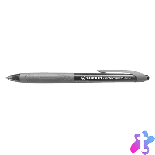 Golyóstoll 0,35mm, Stabilo Performer+ 328XF, írásszín fekete