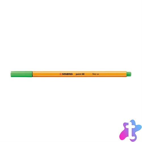 Rostirón, tűfilc 0,4mm, STABILO Point 88 világoszöld