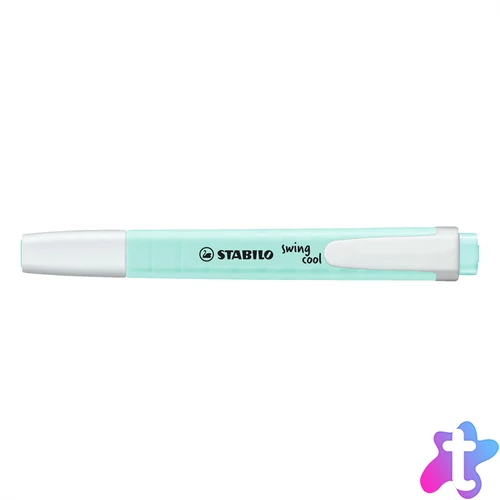 Szövegkiemelő 1-4mm, vágott hegy Stabilo Swing cool pastel 275/113 türkiz