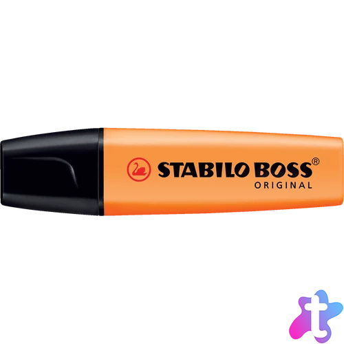 Szövegkiemelő 2-5mm, vágott hegyű, STABILO Boss original narancs