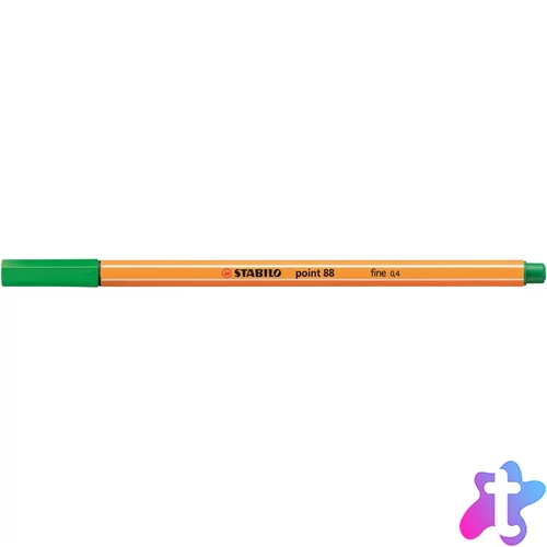 Rostirón, tűfilc 0,4mm, STABILO Point 88 zöld