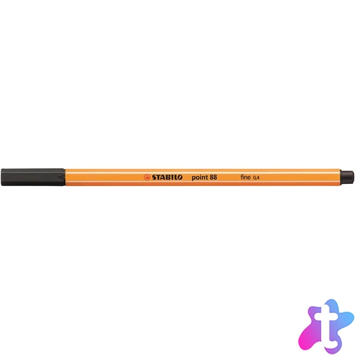 Rostirón, tűfilc 0,4mm, STABILO Point 88 fekete