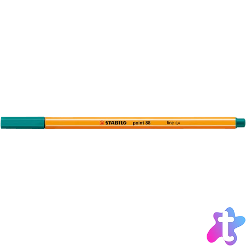Rostirón, tűfilc 0,4mm, STABILO Point 88 türkiz