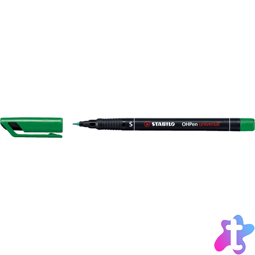 Alkoholos marker 0,4mm, STABILO OHPen S zöld