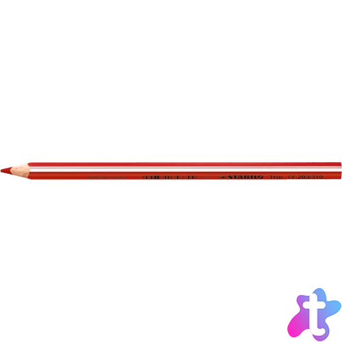 Színes ceruza vastag háromszögletű STABILO TRIO 203/310 piros