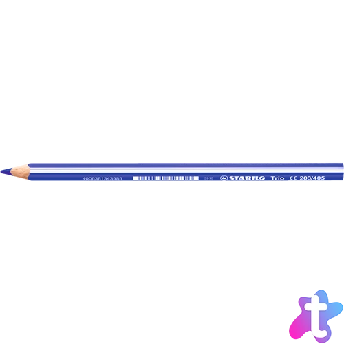 Színes ceruza vastag háromszögletű STABILO TRIO 203/405 kék