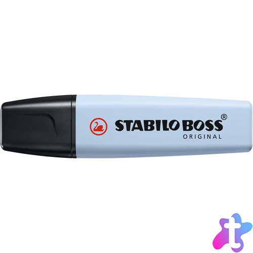 Szövegkiemelő 2-5mm, vágott hegyű, STABILO Boss original Pastel ködös kék