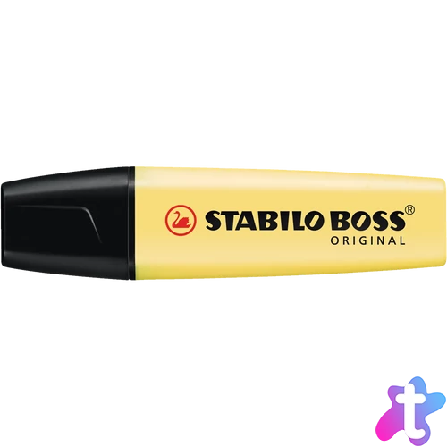 Szövegkiemelő 2-5mm, vágott hegyű, STABILO Boss original Pastel vanília