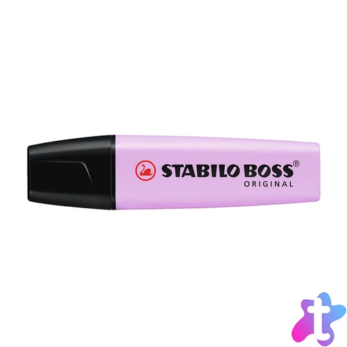 Szövegkiemelő 2-5mm, vágott hegyű, STABILO Boss original Pastel orgona