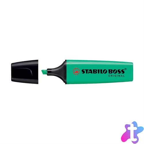 Szövegkiemelő 2-5mm, vágott hegyű, STABILO Boss original türkiz