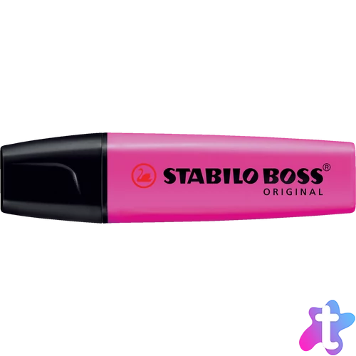 Szövegkiemelő 2-5mm, vágott hegyű, STABILO Boss original pink