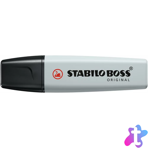 Szövegkiemelő 2-5mm, vágott hegyű, STABILO Boss original Pastel szürke
