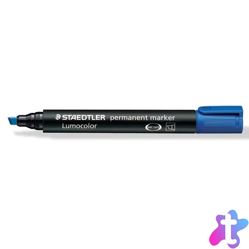 Alkoholos marker 2-5mm, vágott hegyű, Lumocolor 350 Staedtler kék