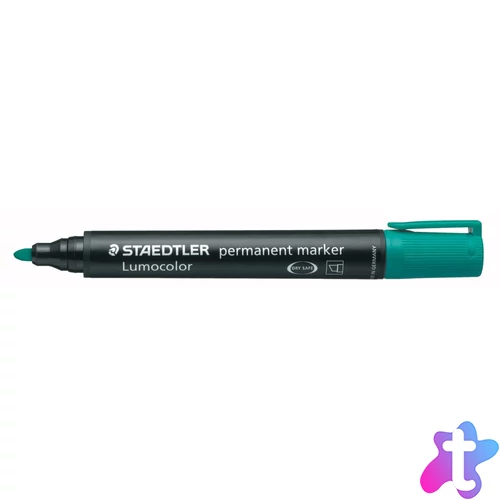 Alkoholos marker 2-5mm, vágott hegyű, Lumocolor 352 Staedtler zöld