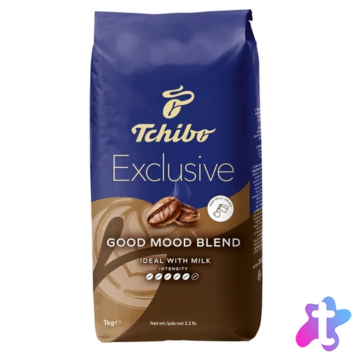 Kávé szemes, 1000g, Tchibo Exclusive Good Mood Blend