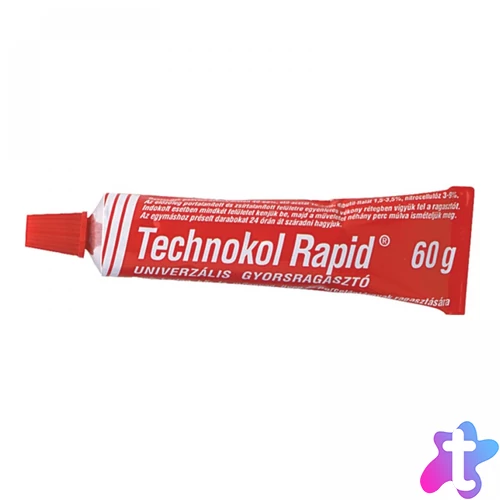 Ragasztó folyékony univerzális Technokol Rapid 60g. piros