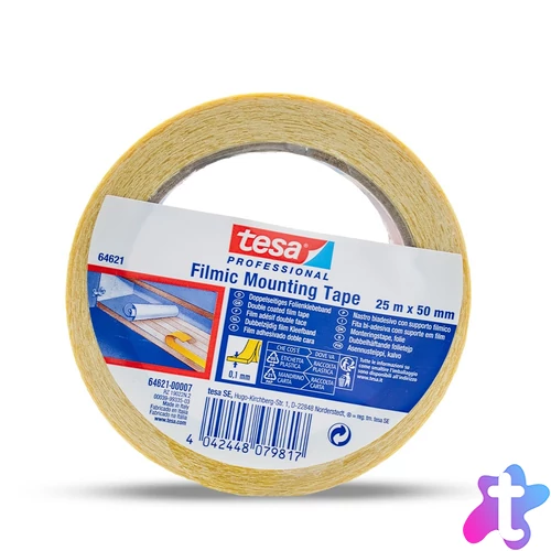 Ragasztószalag kétoldalas 50mmx25m Tesa