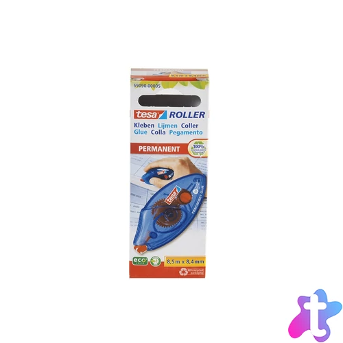 Ragasztóroller, eldobható 8,4mm x 8,5 m Tesa