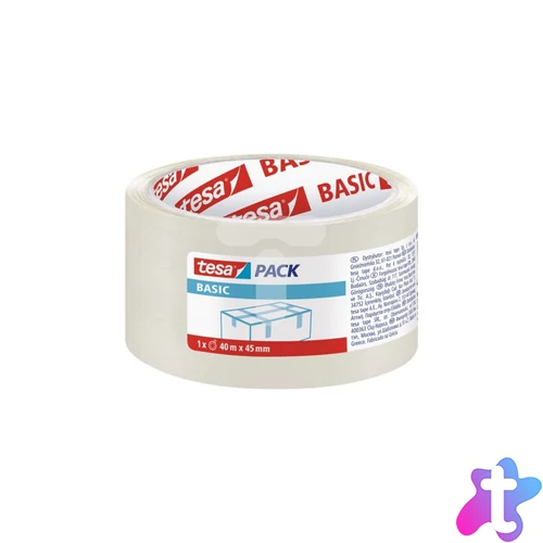 Ragasztószalag 45mmx40m átlátszó Tesa