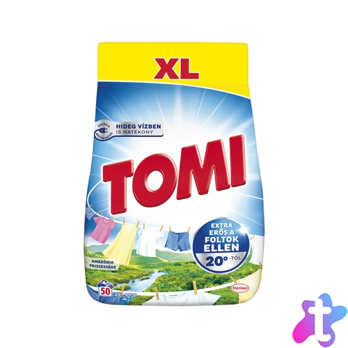 Mosópor 2,5 kg (50 mosás) fehér ruhákhoz Tomi  Amazonia
