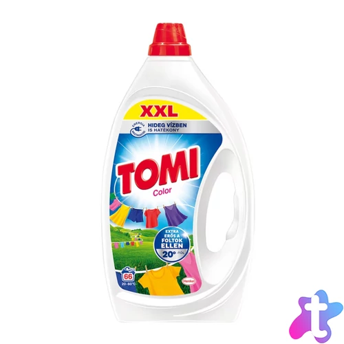 Mosógél 2,97 liter (66 mosás) színes ruhákhoz Tomi Color