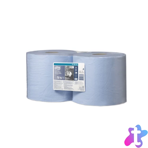 Ipari törlő 3 rétegű tekercses nagyteljesítményű kombi 119 m/tek 2 tek/karton W1/W2 Tork_130081 kék