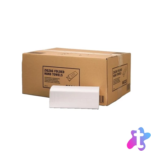 Kéztörlő 2 rétegű Z hajtogatású 250 lap/csomag 15 cs/karton Singlefold H3 TORK_66424 natúr