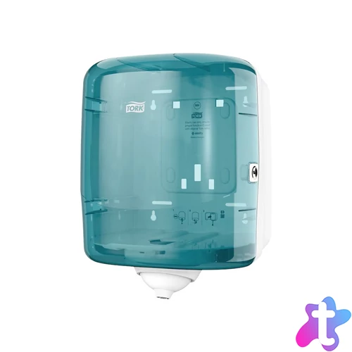 Adagoló laponkénti belsőmag adagolású törlőkhöz műanyag M4 Reflex™ Tork_473180 türkiz/fehér