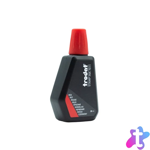 Bélyegzőfesték 28 ml, Trodat 7011 piros