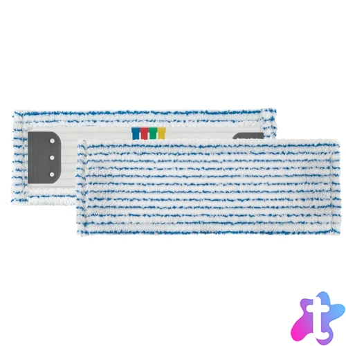 Mophuzat csiptetős 40 cm mikroszálas TTS_0000E210B fehér/kék csíkkal