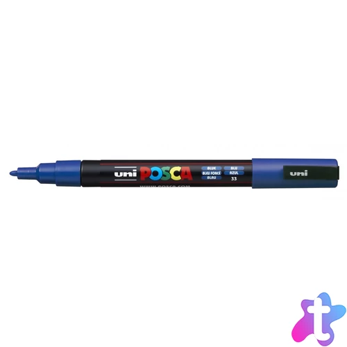 Dekormarker 0,9-1,3mm, Uni Posca PC-3M kék