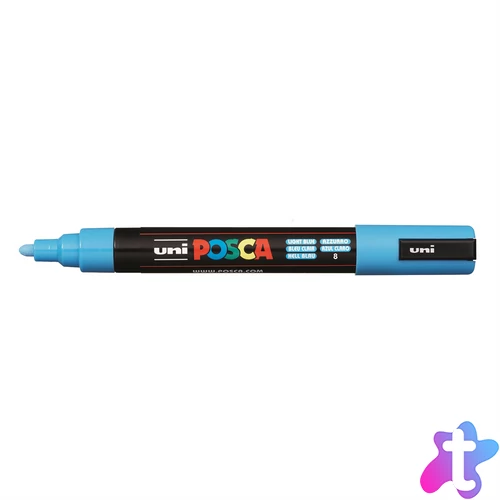 Dekormarker 1,8-2,5mm, Uni Posca PC-5M világoskék
