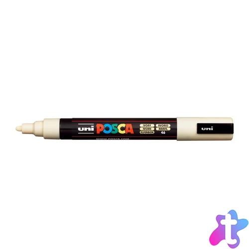 Dekormarker 1,8-2,5mm, Uni Posca PC-5M elefántcsont