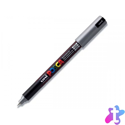 Dekormarker 0,7-1mm, Uni Posca PC-1M ezüst