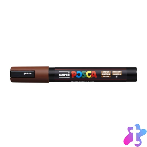 Dekormarker 1,8-2,5mm, Uni Posca PC-5M barna