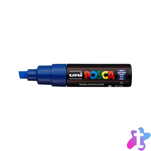 Dekormarker 8mm, Uni Posca PC-8K kék