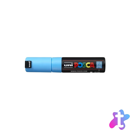 Dekormarker 8mm, Uni Posca PC-8K világoskék