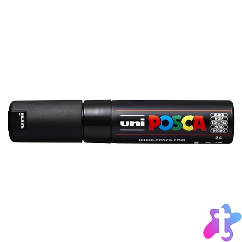 Dekormarker 4,5-5,5mm, Uni Posca PC-7M fekete