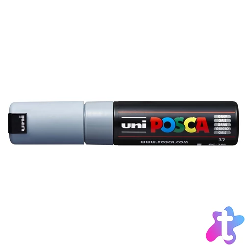 Dekormarker 4,5-5,5mm, Uni Posca PC-7M szürke