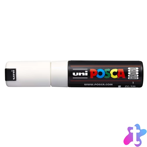 Dekormarker 4,5-5,5mm, Uni Posca PC-7M fehér