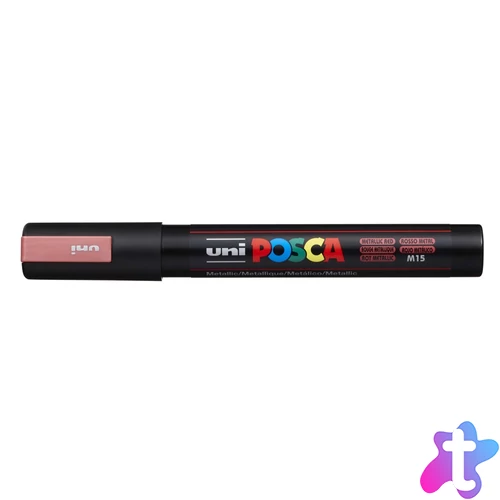 Dekormarker 1,8-2,5mm, Uni Posca PC-5M metál piros