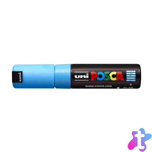 Dekormarker 4,5-5,5mm, Uni-Posca PC-7M világoskék