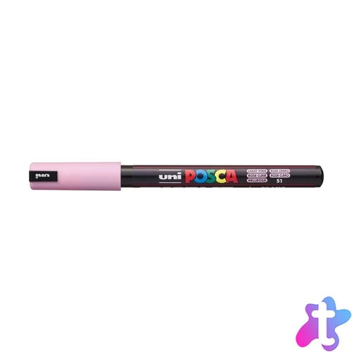 Dekormarker 0,7mm, Uni-Posca PC-1MR világos rózsaszín