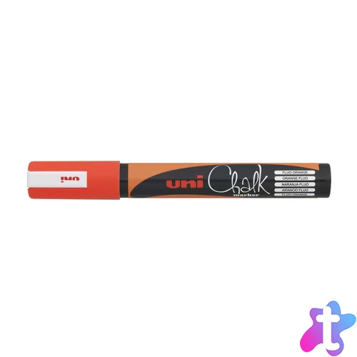 Krétamarker folyékony 1,8-2,5mm, Uni-Posca PWE-5M fluor narancs