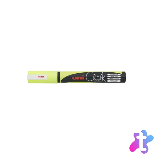 Krétamarker folyékony 1,8-2,5mm, Uni-Posca PWE-5M fluor sárga