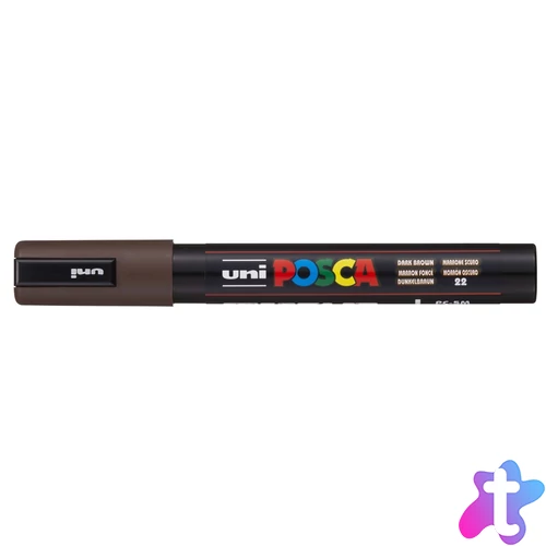 Dekormarker 1,8-2,5mm, Uni Posca PC-5M sötétbarna