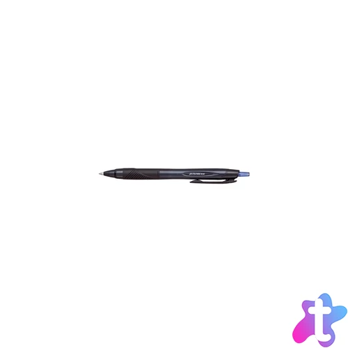 Golyóstoll 0,35mm, fekete test, Uni SXN-157E, írásszín kék